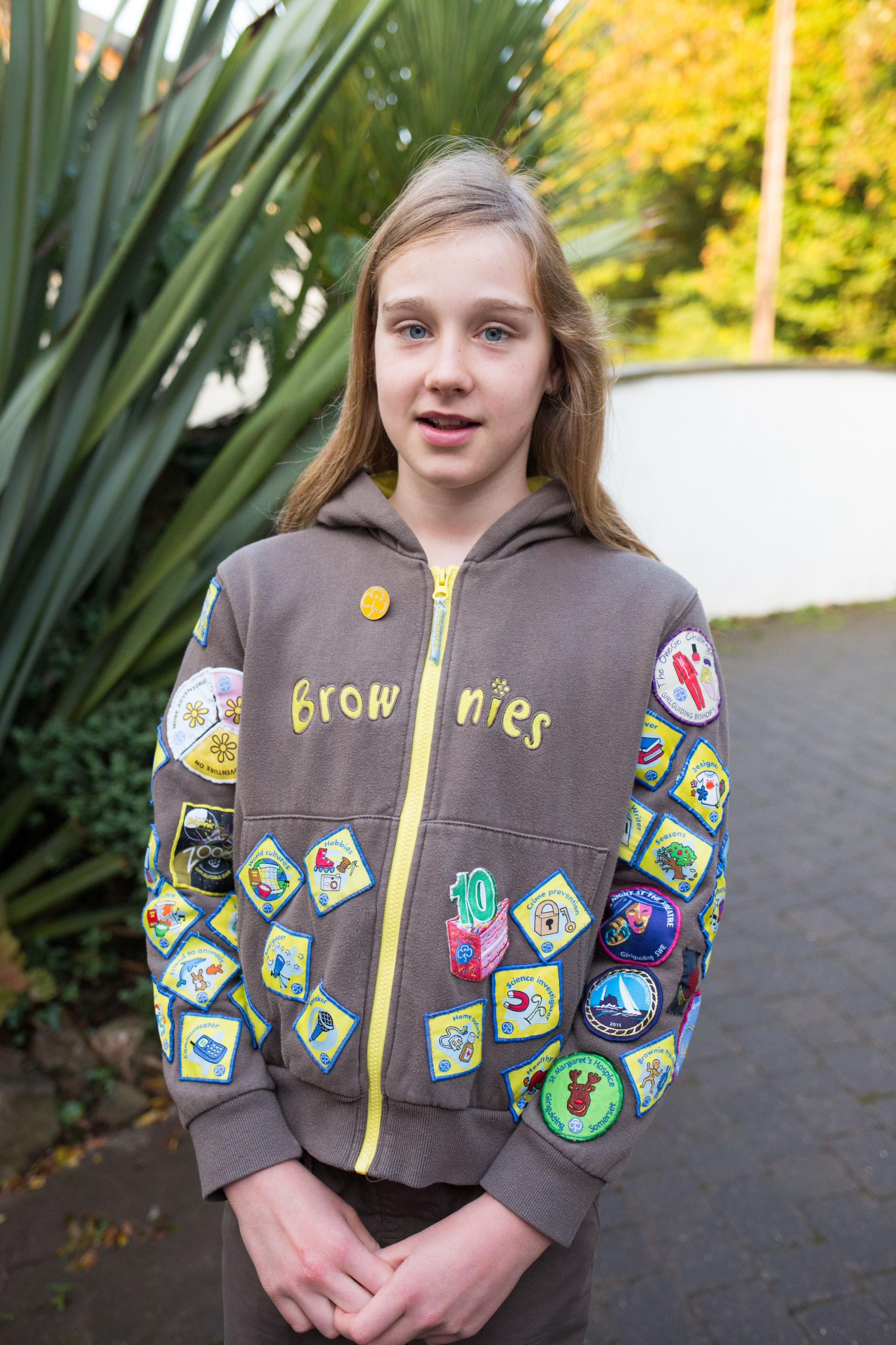 Primary school girl earns all 57 Brownie badges - Somerset County Gazette