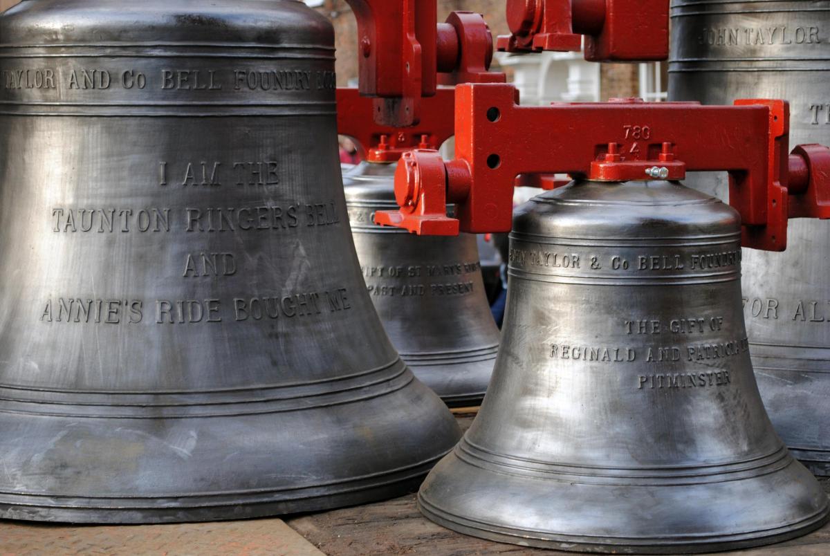 New church bells delivered to St Mary Magdalene Church, Taunton