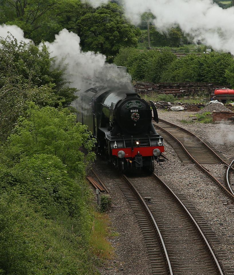 The Flying Scotsman in Somerset 2017