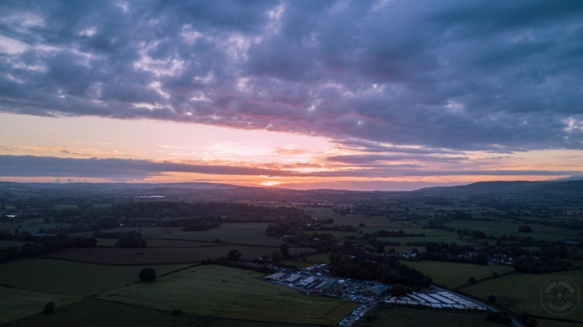 FROM THE SKIES: An aerial shot taken near Dunster. PICTURE: Keanu Drone. PUBLISHED: June 8, 2017