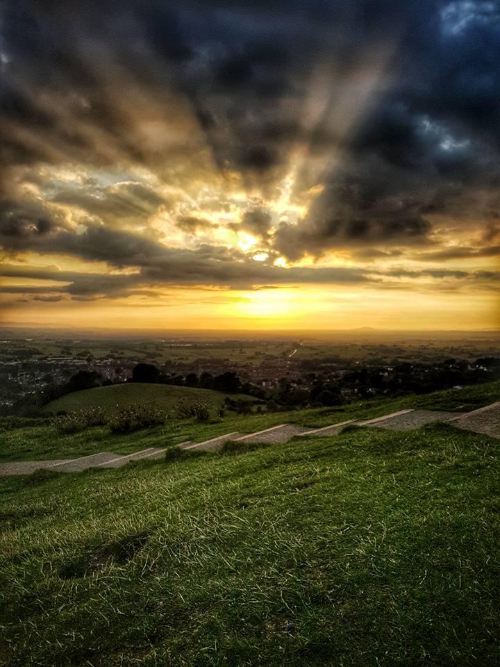 ILLUMINATION: From the Glastonbury Tor. PICTURE: Charlotte McGlynn. PUBLISHED: July 27, 2017.