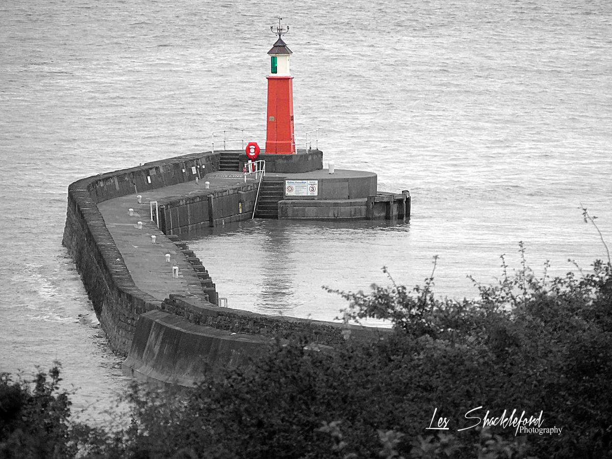 VANTAGE POINT: A different view of Watchet Harbour. PICTURE: Les Shackleford. PUBLISHED: August 17, 2017.