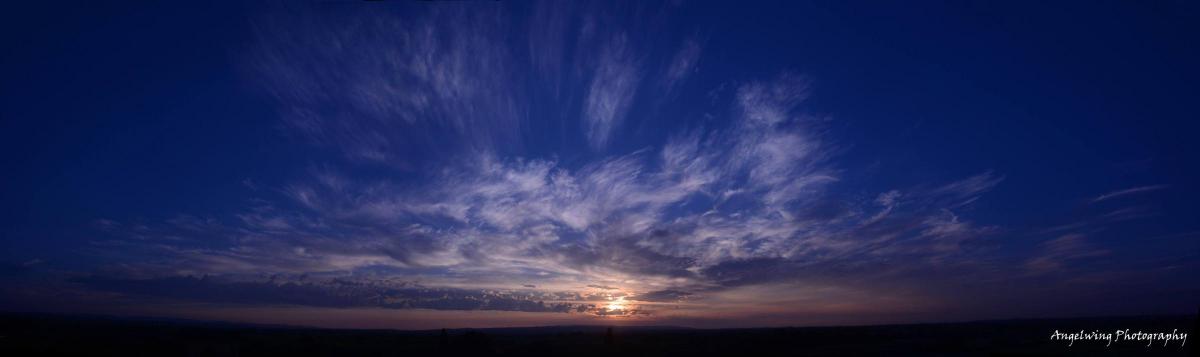 HAUNTING: Sunset from Burrow Mump. PICTURE: Jim Goddard.