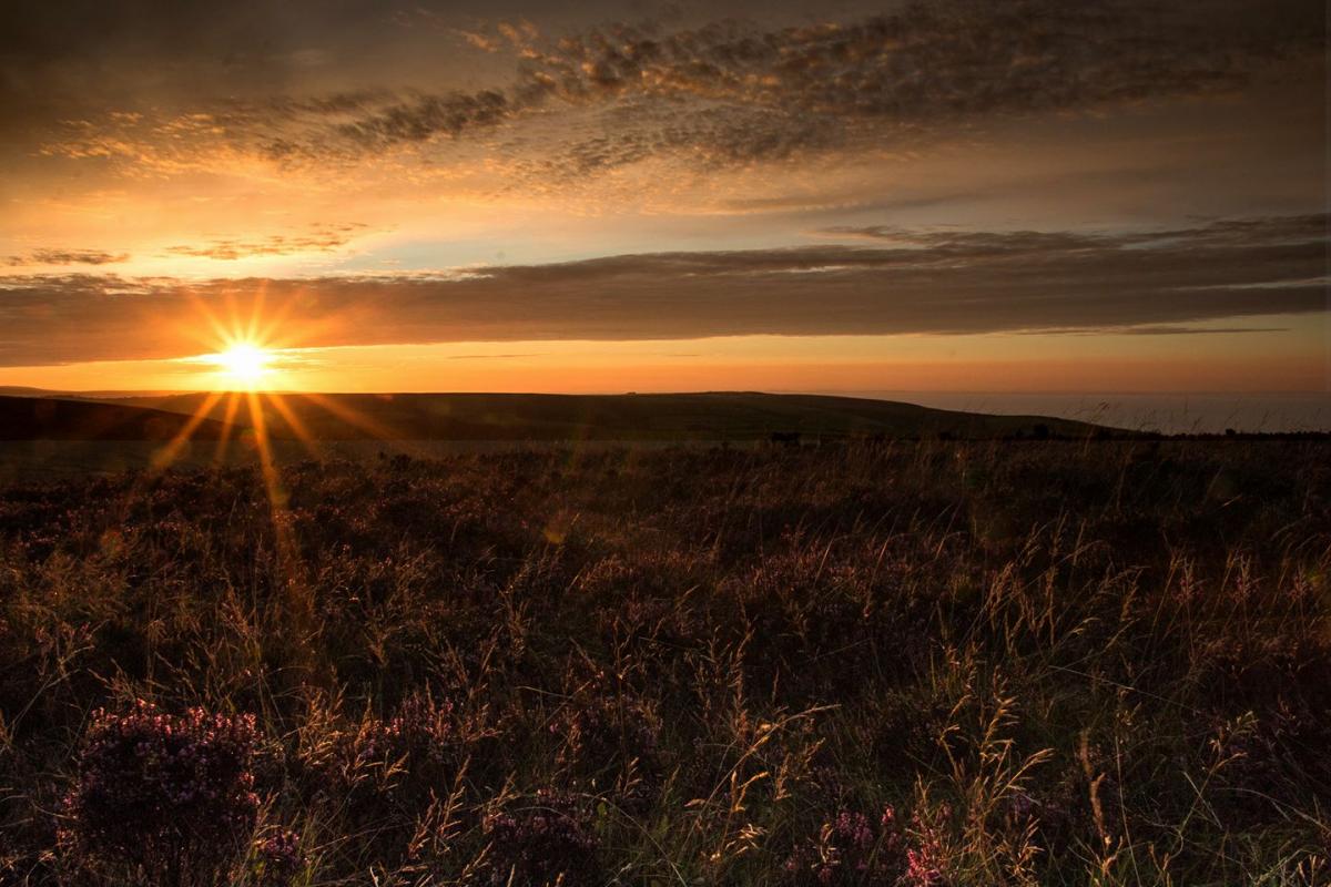 Sunset from Dunkery Beacon, by Steve Osborne