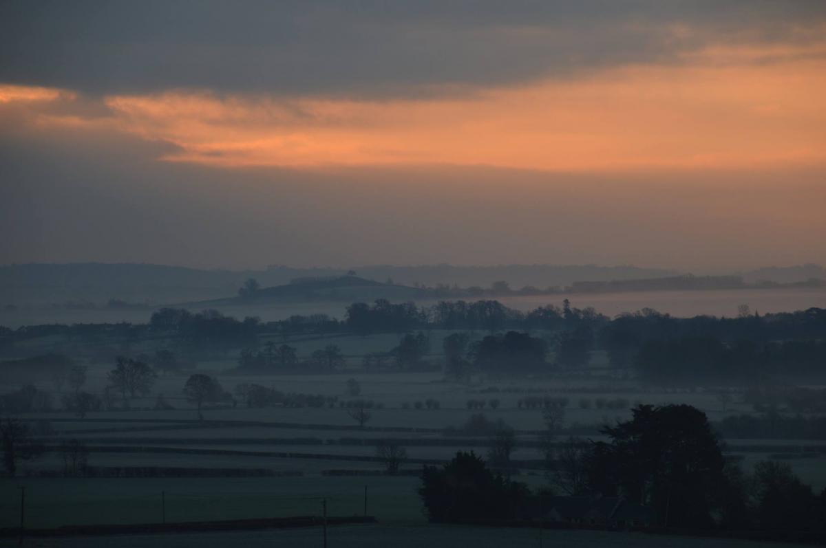 A Somerset sunrise, by Rachel Moffett