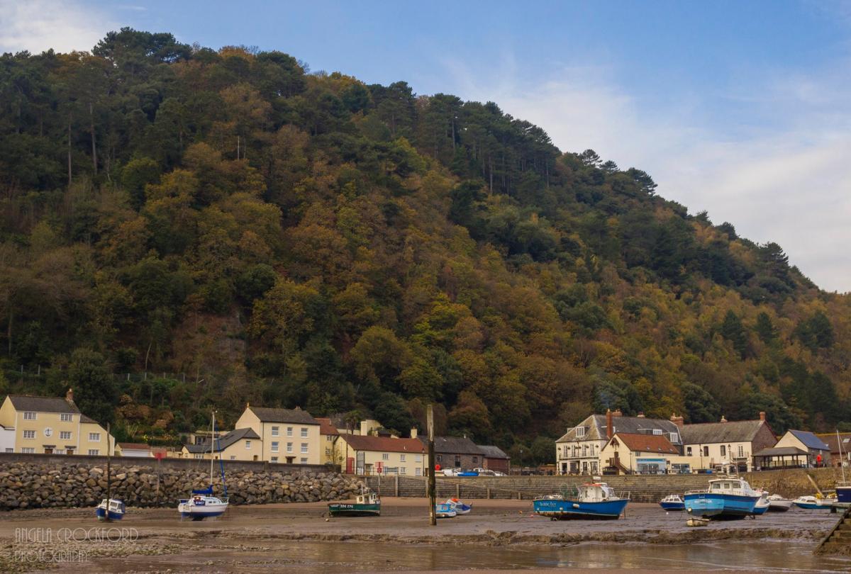 Looking across the harbour towards The Old Ship Aground in Minehead, by Angela Crockford. PUBLISHED: November 16, 2017