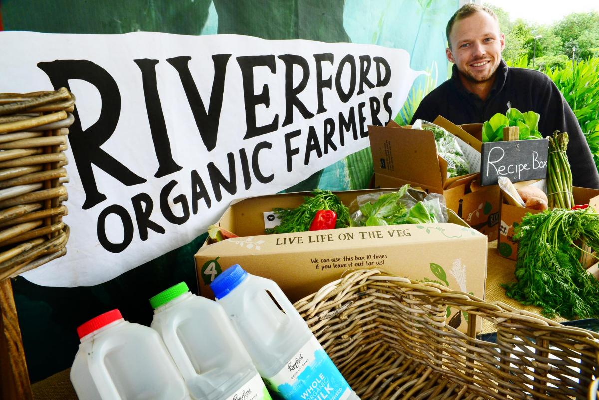 ORGANIC: Charlie Furnivall from Riverford Organic Farmers