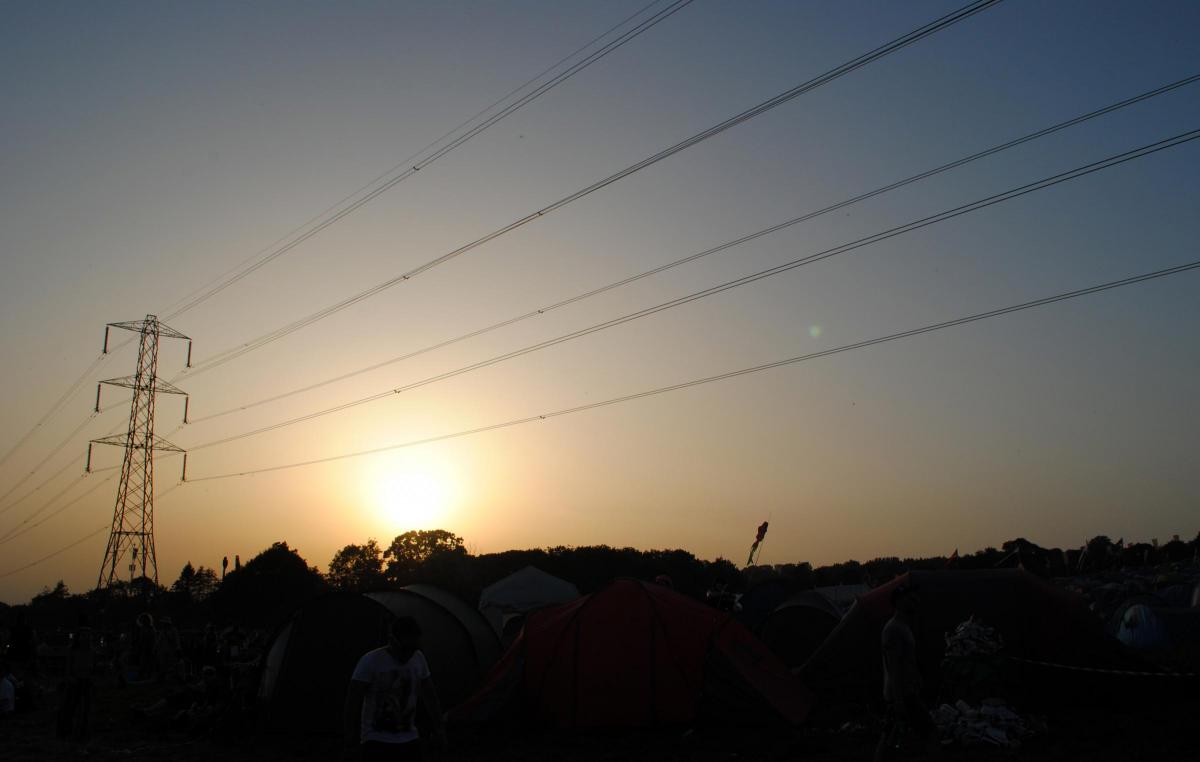 Sunrise at the 2019 Glastonbury Festival. Picture: Paul Jones