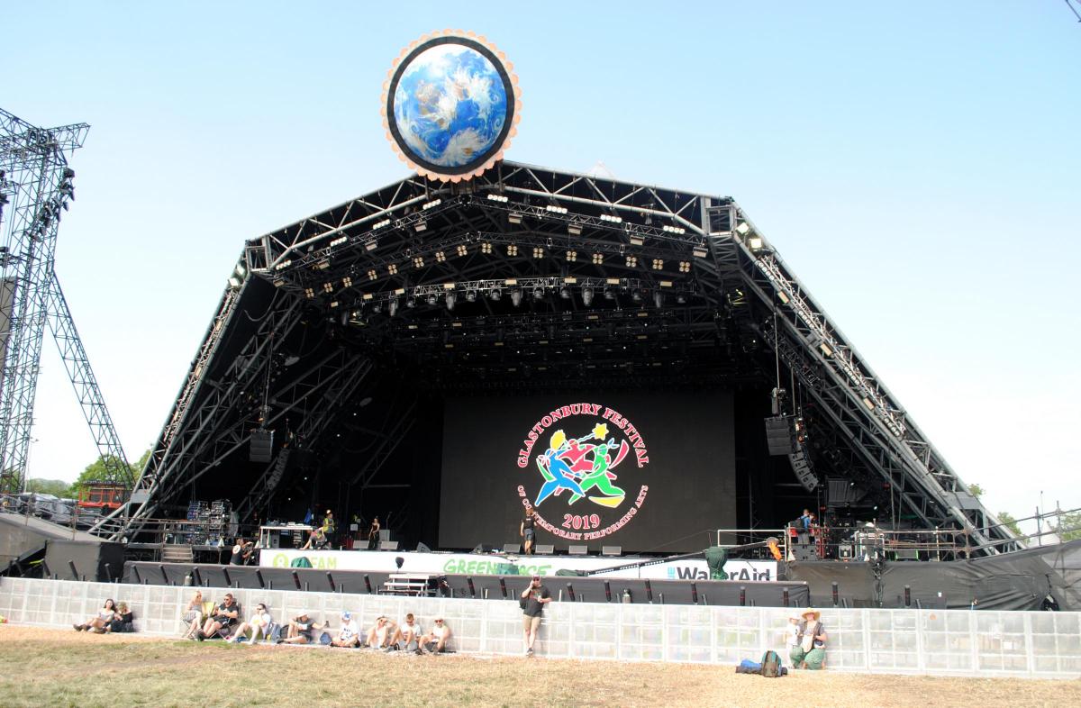 The Pyramid Stage at the 2019 Glastonbury Festival. Picture: Paul Jones