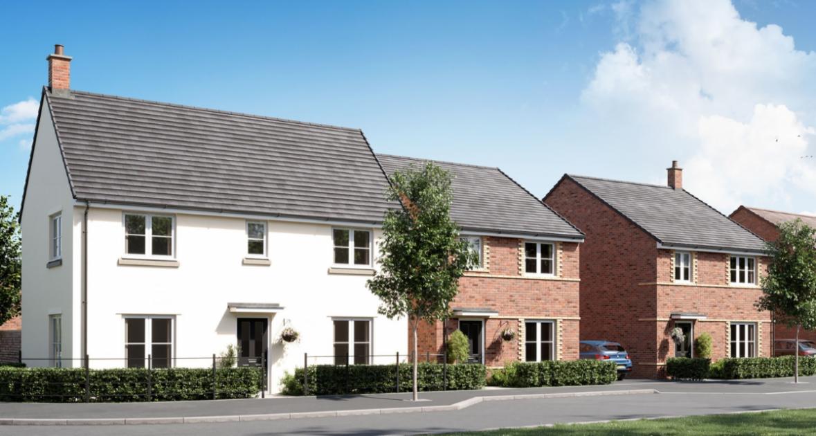 First look at new homes on Comeytrowe development site in Taunton 