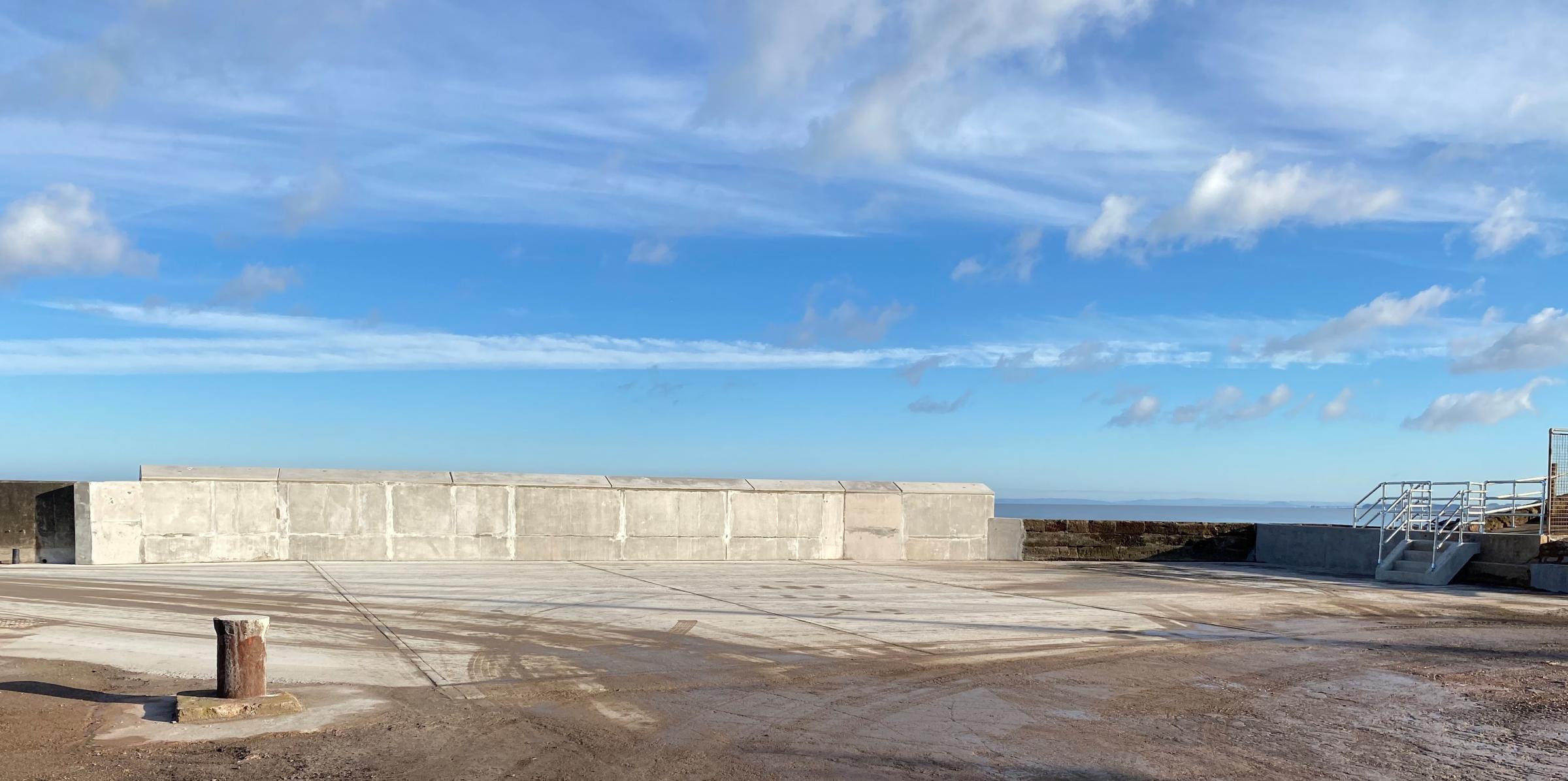 £1m project to rebuild Splash Point sea defence wall in Watchet completed - Vimarsana News