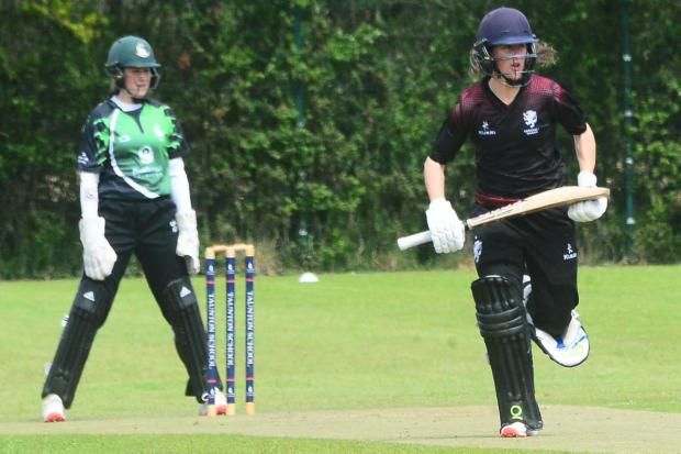 GOOD CAMPAIGN: Sophie Luff in action for Somerset Women earlier this month