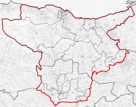 Somerset County Gazette: Proposed Boundaries For The Tiverton And Minehead Constituency. CREDIT: Boundary Commission For England. Free to use for all BBC wire partners. Somerset County Gazette: Proposed Boundaries For The Tiverton And Minehead Constituency. CREDIT: Boundary Commission For England. Free to use for all BBC wire partners.