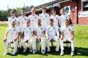 WAITING: Taunton Deane 1st XI last summer, with Sam Shaikh second from right on the front row