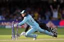 HEROICS: Jos Buttler completes the run-out that wins England the World Cup. Pic: PA Wire