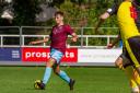LOAN SIGNING: Zac Smith in action for Taunton Town last season (pic: Ashley Harris)