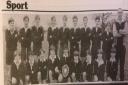 WINNERS: The Castle School rugby team, December 1995