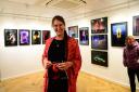 Artist Kim von Coels at her 'The Colour of Light' exhibition and book launch event. Picture: Steve Richardson