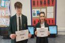 Kalina Djoukleva and Jared Johnn, who were runners up in Amazon’s inaugural Alexa Young Innovator Challenge. Picture: Amazon