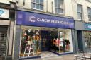 The Cancer Research UK shop in Taunton on North Street