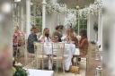 The cast The Only Way is Essex filmed at a wedding venue in Somerset for this weekend's episode.