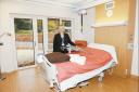 Susan Milhuish in a high-dependency room. Picture: County Gazette