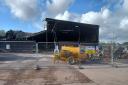 Demolition work has begun at Somerset Recycing Centre. Picture: Somerset Council Waste Services