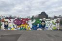 The mural in all its glory. Picture: Minehead Middle School