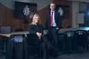DC Amber Redman and DS Geoff Smith, who work in our Professional Standards Department. Picture: Copyright Gareth Iwan Jones, Channel 4