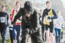 Who's that behind the mask? Or is it a character from a Cadbury advert? Picture: County Gazette