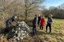 Tamara Finkelstein's visit was an opportunity to display the efforts towards preserving the nationally important Mendip Hills Landscape