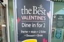 Morrisons' Valentines meal