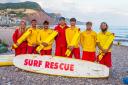 Last year's beach lifeguard team