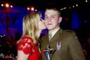 Josh Dodds gets a congratluatory kiss from Holly Willoughby. Image courtesy of The Sun.