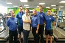 STAND Against Violence CEO Adam Fouracre with staff from Tone Leisure