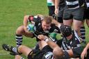 Minehead's Harry Simms was in try-scoring action against Chew Valley.