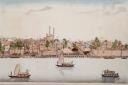 TOP SELLING PAINTING: Unsigned picture of Aurangzebs Mosque and River Ganges Waterfront, Varansi. The 19th Century Indian School painting was bought for £2,415 at Greenslade Taylor Hunt’s monthly sale