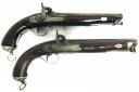 THE CALVALRY: A brace of percussion cavalry pistols were bought by an online bidder at Greenslade Taylor Hunt’s September collectors’ sale
