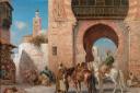 INTERNATIONA: A Belgium bidder bought this oil on canvas by Arthur Trevor Haddon, Arab horsemen before a gateway at Greenslade Taylor Hunt’s April sale. The next sale is on Thursday, May 2.