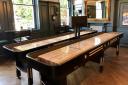 The shuffleboards at Hideout
