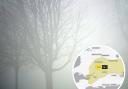 The Met Office have issued a yellow weather warning for fog. Picture PA/Canva