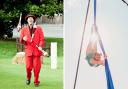 The Cake & Coronation Jubilee celebration event will feature circus acts and Cirque de Silk gymnasts. Pictures: Supplied by Burnham Retail Group