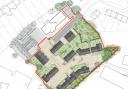 Plans for 24 homes on Cherry Grove in Frome, near the Colliers Court day centre.