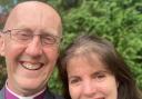 Bishop Michael with his wife Lizzie. Picture: Bath and Wells Diocese
