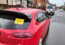 The car was seized by police after they discovered it has not been taxed since July.