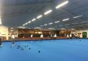 Taunton Deane Bowls club indoor rink.