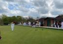 Action from Taunton Vivary Bowls club
