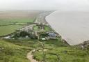 View of Brean from the top.
