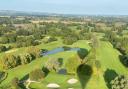 A bird's eve view of their workplace. Picture: Oake Manor Golf Club