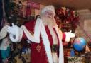 Father Christmas at his Grotto in Frome.